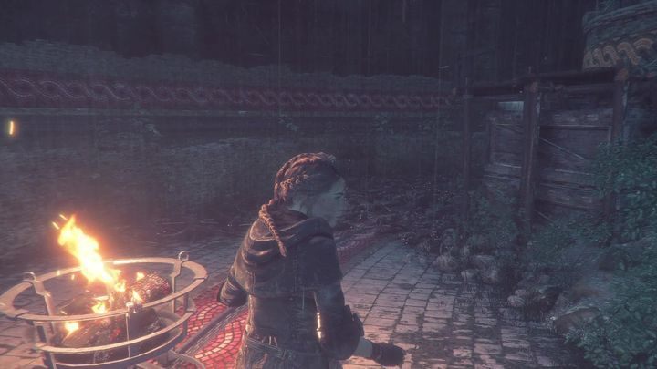 Wait until the mechanism released by Melie will pass you, and go back to the initial location - Chapter VII The Path Before Us | A Plague Tale walkthrough - Walkthrough - A Plague Tale Guide
