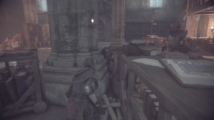 Depending on where your opponents died, either keep moving or move the lamp to clear the way - Chapter X The Way of Roses | A Plague Tale walkthrough - Walkthrough - A Plague Tale Guide