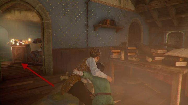Once you get there, reach the corridor - Chapter I - Legacy of De Rune Family | A Plague Tale walkthrough - Walkthrough - A Plague Tale Guide
