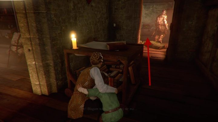 In the next room, wait until the opponents turn their backs and use the covers to get to the opposite door - Chapter I - Legacy of De Rune Family | A Plague Tale walkthrough - Walkthrough - A Plague Tale Guide