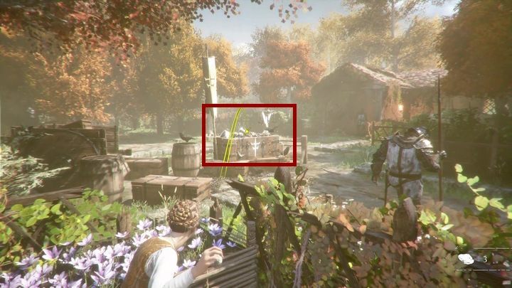 At some point, instead of stone, you will have to use a vase - Chapter I - Legacy of De Rune Family | A Plague Tale walkthrough - Walkthrough - A Plague Tale Guide