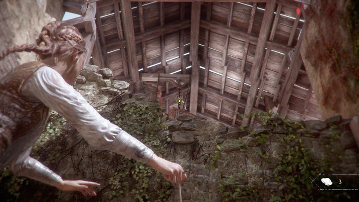 Then, you have to sneak past the next inhabitants - Chapter II - The Strangers | A Plague Tale walkthrough - Walkthrough - A Plague Tale Guide