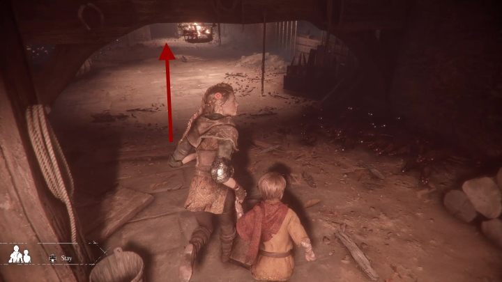 Move further down the stairs - you will reach another room - Chapter III - Retribution | A Plague Tale walkthrough - Walkthrough - A Plague Tale Guide