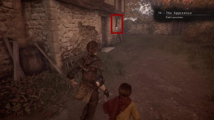 After talking to the doctor, you will have to go with Lucas to the lab - Chapter IV - The Apprentice | A Plague Tale walkthrough - Walkthrough - A Plague Tale Guide