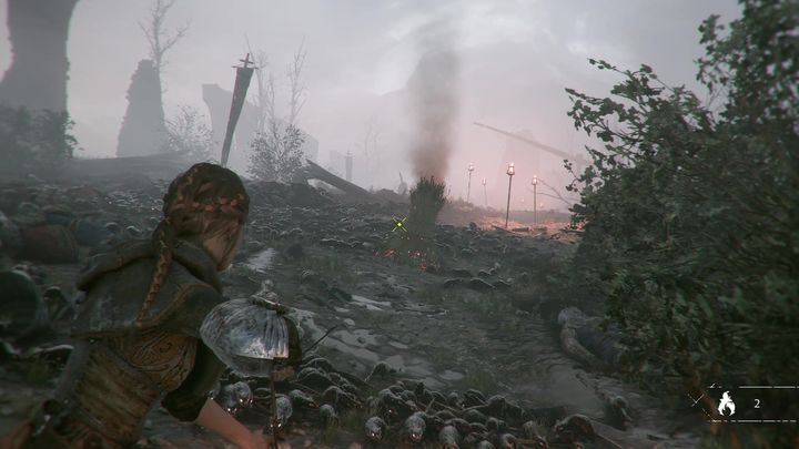 Soon, the way forward will again be cut off by rats - Chapter V - The Ravens Spoils | A Plague Tale walkthrough - Walkthrough - A Plague Tale Guide