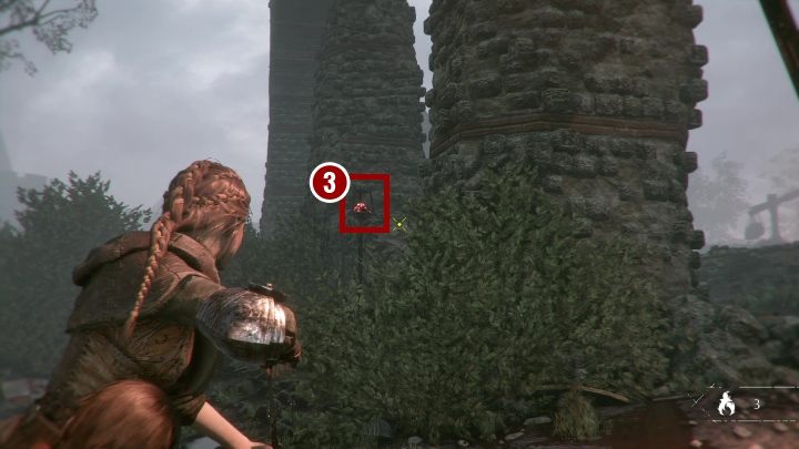 In the end, climb up and follow the path - Chapter V - The Ravens Spoils | A Plague Tale walkthrough - Walkthrough - A Plague Tale Guide