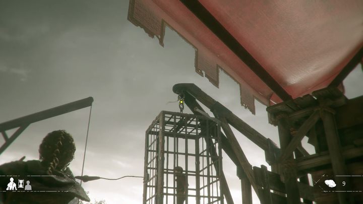 When the cage is on the ground, tell Melie to open the lock - Chapter VI Damaged Goods | A Plague Tale walkthrough - Walkthrough - A Plague Tale Guide