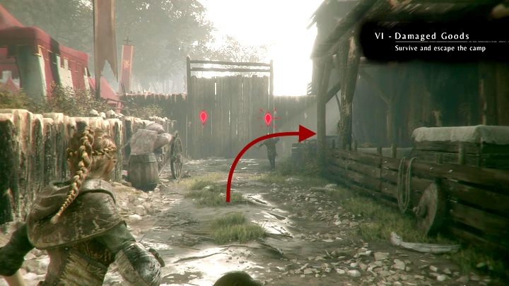 Thats how you get to the other side of the wall - Chapter VI Damaged Goods | A Plague Tale walkthrough - Walkthrough - A Plague Tale Guide