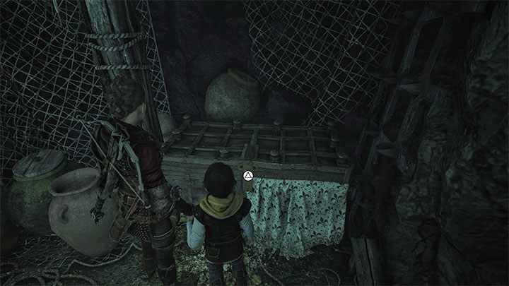Once the path forward is unlocked, reach the final area of the hideout - Plague Tale Requiem: Secret Chests - Chapter 9 (Tales and Revelations) - list, locations - Secret chests - A Plague Tale Requiem Guide, Walkthrough