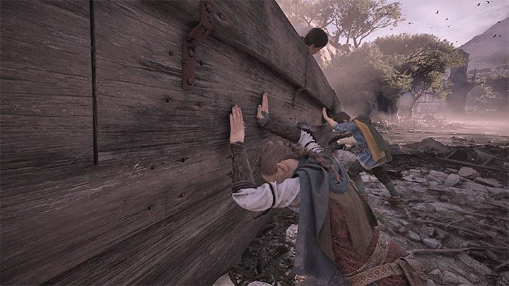 You must free the boat after it got stuck - Plague Tale Requiem: Chapter 5, Find a way to reach the boat - walkthrough - Chapter 5 - In Our Wake - A Plague Tale Requiem Guide, Walkthrough