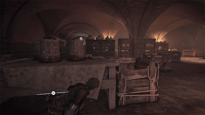 Your task is to avoid the Count for longer periods of time - Plague Tale Requiem: Chapter 12, Run Away From The Count - walkthrough - Chapter 12 - The Life We Deserve - A Plague Tale Requiem Guide, Walkthrough