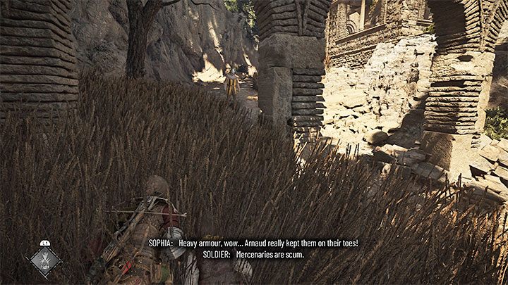You'll pass a workbench on the way - Plague Tale Requiem: Chapter 9, Find a way around the checkpoint - walkthrough - Chapter 9 - Tales and Revelations - A Plague Tale Requiem Guide, Walkthrough