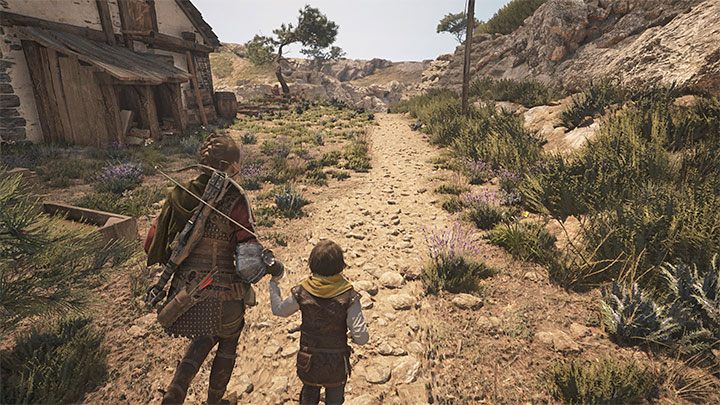 Once you reach an open area, follow the main path leading to the lower buildings - Plague Tale Requiem: Chapter 9 (Tales and Revelations) - secrets and collectibles - Hugo Herbarium and Souvenirs - A Plague Tale Requiem Guide, Walkthrough