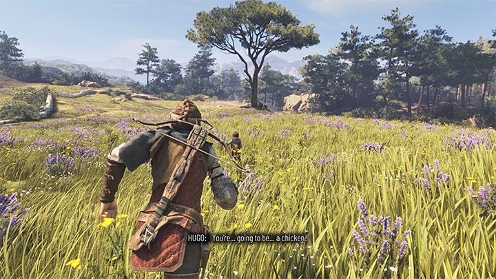 During the initial stage of the chapter, you'll reach a large glade, and Amicia and Hugo decide to run for the large tree - Plague Tale Requiem: Chapter 6 (Leaving All Behind) - secrets and collectibles - Hugo Herbarium and Souvenirs - A Plague Tale Requiem Guide, Walkthrough