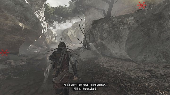 Eventually Amicia will startle a few birds and alert the bandits - this is scripted and unavoidable - Plague Tale Requiem: Chapter 5, Run from Arnaud - walkthrough - Chapter 5 - In Our Wake - A Plague Tale Requiem Guide, Walkthrough