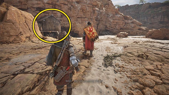 There is only one possible path here (if you choose others, you'll be turned back) - it leads to a viewpoint where Hugo is found - Plague Tale Requiem: Chapter 7, Cross the beach - walkthrough - Chapter 7 - Felons - A Plague Tale Requiem Guide, Walkthrough
