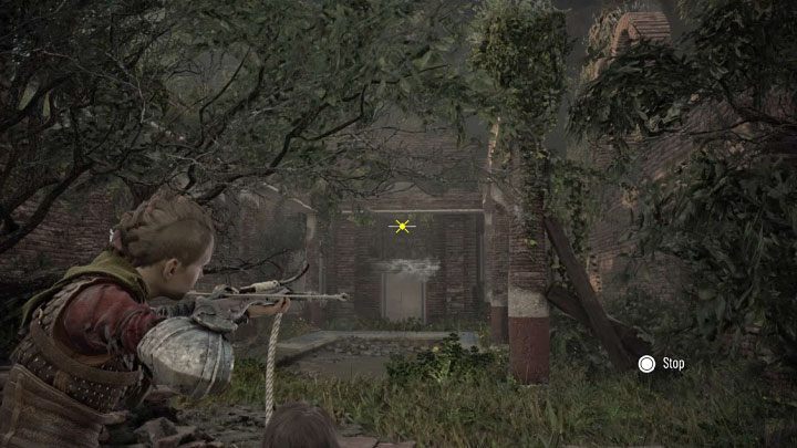 After the cutscene approach Hugo and talk to Sophia, who's leaning against the ruins - Plague Tale Requiem: Chapter 10, Reach the fort - walkthrough - Chapter 10 - Bloodline - A Plague Tale Requiem Guide, Walkthrough