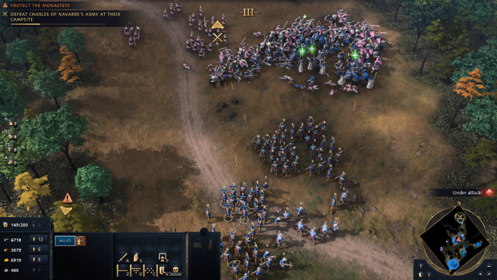 Divide your troops and head north - Age of Empires 4: France in Chaos (The Hundred Years War) - walkthrough - The Hundred Years War - Age of Empires 4 Guide