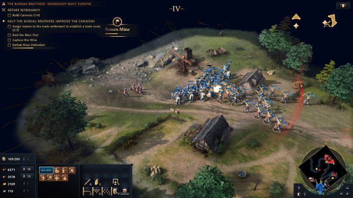 Then head northwest and seize the mines controlled by the English - Age of Empires 4: Retake Normandy (The Hundred Years War) - walkthrough - The Hundred Years War - Age of Empires 4 Guide