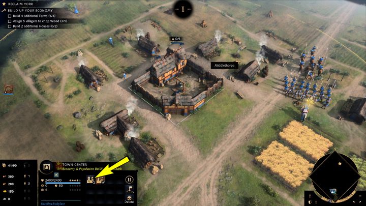 To complete new mission objectives you have to - Age of Empires 4: North to York (The Normans) - walkthrough - The Normans - Age of Empires 4 game guide