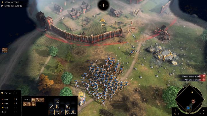 After completing all objectives, gather the troops and head east - Age of Empires 4: North to York (The Normans) - walkthrough - The Normans - Age of Empires 4 game guide
