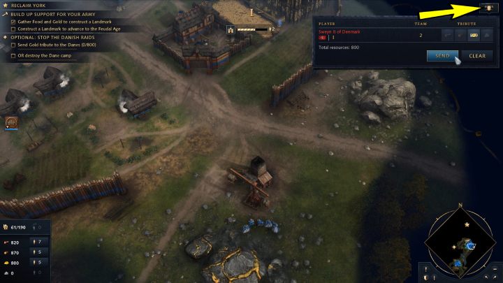 Once the attack is repelled, 2 new optional mission objectives will appear - Age of Empires 4: North to York (The Normans) - walkthrough - The Normans - Age of Empires 4 game guide