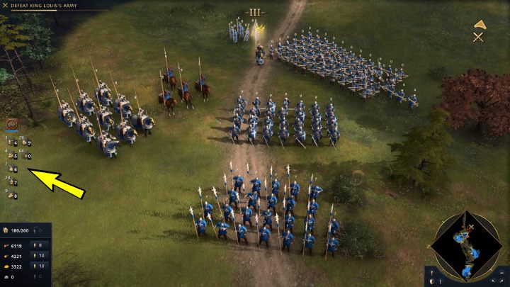 Erstellen Sie nacheinander separate Gruppen von Militäreinheiten – Age of Empires 4: Armies – wie erstellt man Gruppen?  - FAQ – Age of Empires 4-Leitfaden