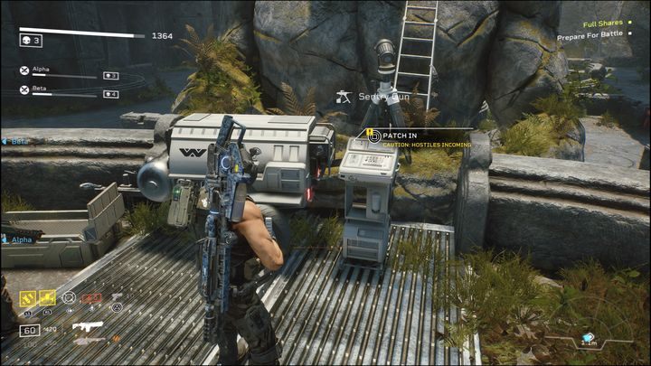 Once you've defeated the Synths, head to the next sculpture - Aliens Fireteam Elite: Contact - walkthrough - Giants in the Earth - Aliens Fireteam Elite Guide