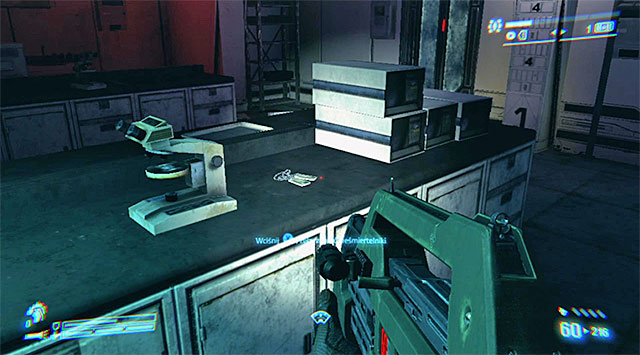 DOG TAG 26/35 (PFC Mark Drake) - In one of the lab rooms (the same you went through in the mission 4), on the table - Dog Tags (missions 6-11) - Collectibles - Aliens: Colonial Marines - Game Guide and Walkthrough