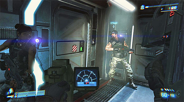 Follow the linear corridors, using the stairs on the way - Get to the dropship to escape the Sulaco - Mission 3: Sulaco Falls - Aliens: Colonial Marines - Game Guide and Walkthrough