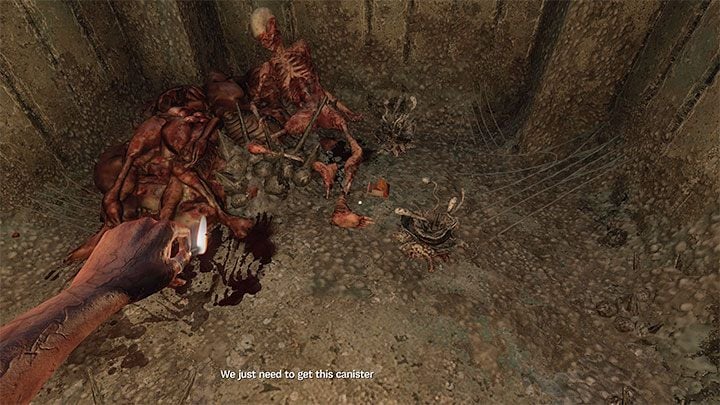 You will get to a long tunnel filled with red goo, and you have to follow it - Amnesia Rebirth: The Hunting Grounds - walkthrough, secrets - Walkthrough - Amnesia Rebirth Guide