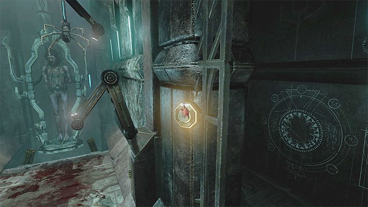 After installing all the components, press the button on the right, which will prepare the prisoner for torture - Amnesia Rebirth: The Laboratory - walkthrough, secrets - Walkthrough - Amnesia Rebirth Guide