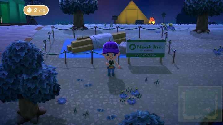 This is how a building under construction looks like. Come back tomorrow or the day after tomorrow. - Animal Crossing: Starting tips - Basics - Animal Crossing New Horizons Guide