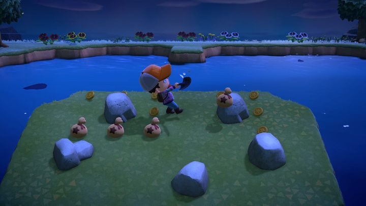 Schlagen Sie mit einer Schaufel auf die Steine.  Das ist es wert!  – ACNH: Crafting Guide – Grundlagen – Animal Crossing New Horizons Guide