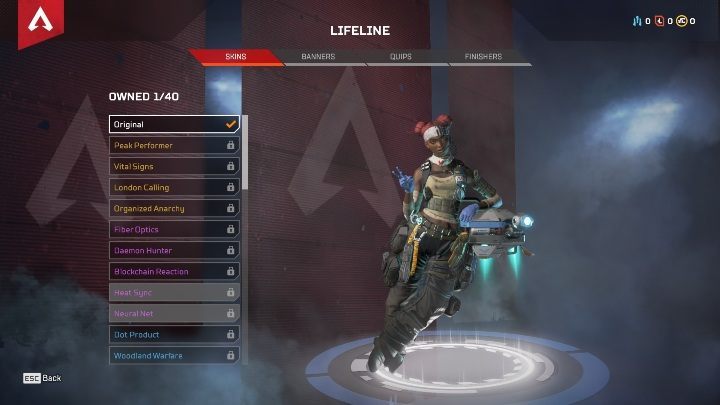 A detailed description of the features and the proposed way of playing this Lifeline can be found on a dedicated guide page - All Legends in Apex Legends - Legends - Apex Legends Guide