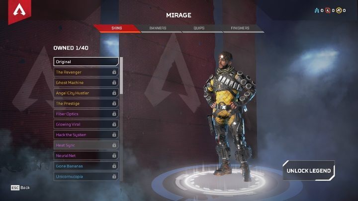 A detailed description of the features and the proposed way of playing this Mirage can be found on a dedicated guide page - All Legends in Apex Legends - Legends - Apex Legends Guide