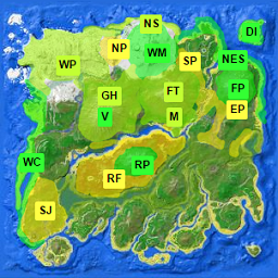 Ark Survival Evolved The Island Resource Map Maps Catalog Online