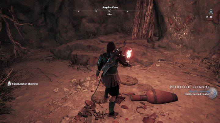 How to solve: The item is located in Angelos Cave, on the eastern edge of the map - Ainigmata Ostraka on Petrified Islands in Assassins Creed Odyssey - Ainigmata Ostraka - Assassins Creed Odyssey Guide