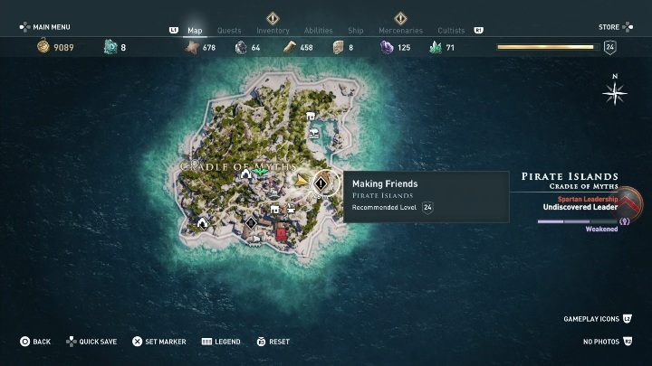 Tredive Nybegynder uberørt AC Odyssey: Pirate Islands, Side Quests | gamepressure.com