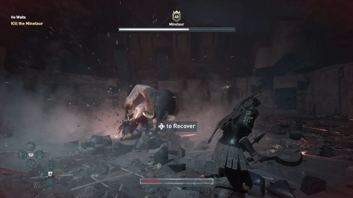 In the first phase of battle, the Minotaur has several attacks - AC Odyssey: Messara, Side Quests - Side Quests - Assassins Creed Odyssey Guide