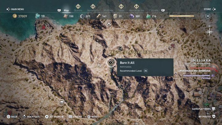 Mission start: Talk to the man - AC Odyssey: Messara, Side Quests - Side Quests - Assassins Creed Odyssey Guide