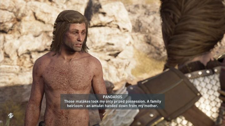 Description: Kill the animals stalking Pandaros, and free him - AC Odyssey: Messara, Side Quests - Side Quests - Assassins Creed Odyssey Guide
