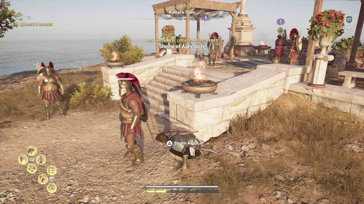 Description: Investigate the area with the murder scene - AC Odyssey: Kythera Island, Side Quests - Side Quests - Assassins Creed Odyssey Guide