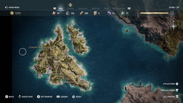 The first location can be explored right after completing the first quest - Can I freely explore the world in Assassins Creed Odyssey? - FAQ - Assassins Creed Odyssey Guide
