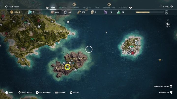 3 - Side Quests in Obsidian Islands in Assassins Creed Odyssey - Side Quests - Assassins Creed Odyssey Guide
