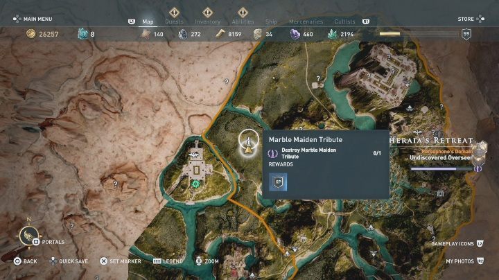 4 - Pheraias Retreat | Marble Maiden Tribute - Marble Maiden Tribute - Assassins Creed Odyssey Guide