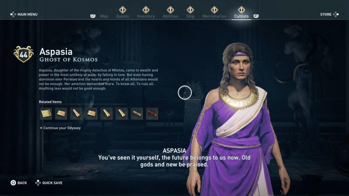 Assassins Creed Odyssey Aspasia