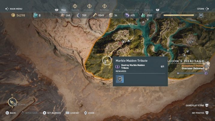 3 - AC Odyssey Fate of Atlantis: Deukalions Heritage, Marble Maiden Tribute - Marble Maiden Tribute - Assassins Creed Odyssey Guide