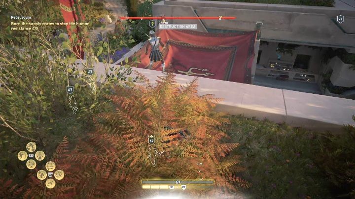 Your task is to go to a man, talk to him, and then burn five crops in the nearest camp - AC Odyssey Fate of Atlantis: The Dikastes of Atlantis - Episode 3 - Judgement of Atlantis - Assassins Creed Odyssey Guide
