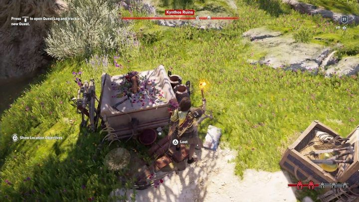 The location of this Ainigmata Ostraka: Go to the ruins presented in the picture above - Ainigmata Ostraka on Silver Islands in Assassins Creed Odyssey - Ainigmata Ostraka - Assassins Creed Odyssey Guide